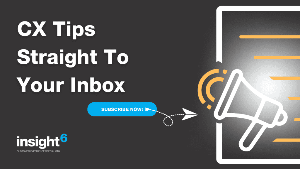 Sign-up for the insight6 newsletter to stay ahead of the competition and receive the latest insights and strategies to enhance your customer experience.