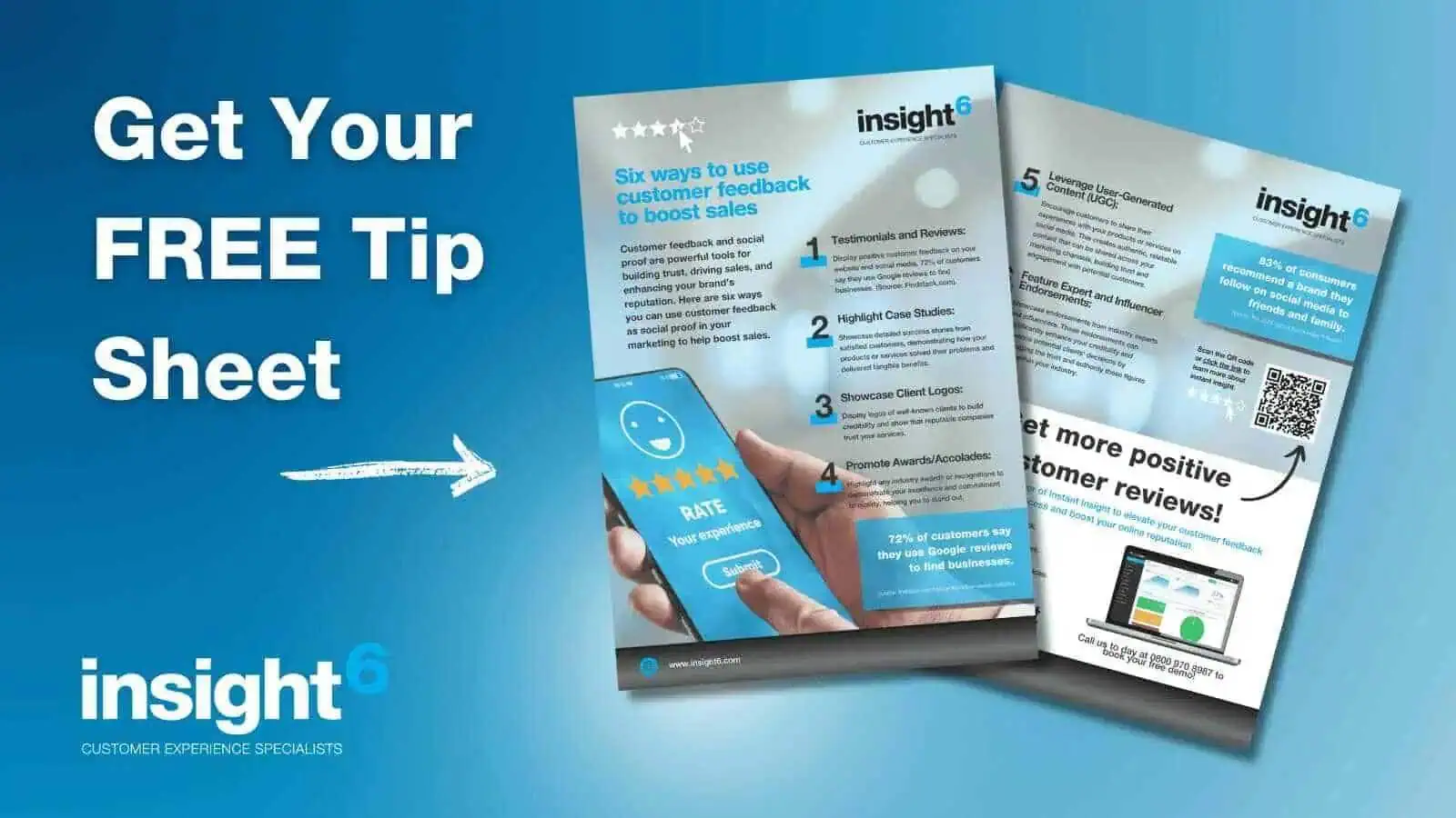 Feedback-Social-Proof-Tip-Sheet Customer feedback tip sheet from insight6
