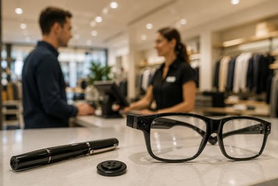 Video mystery shopping in a retail environment